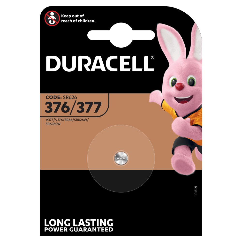 Pilas especiales Duracell de óxido de plata de 1,55 V