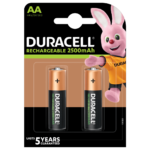 Pilas AA recargables Duracell 2500mAh paquete de 2 piezas