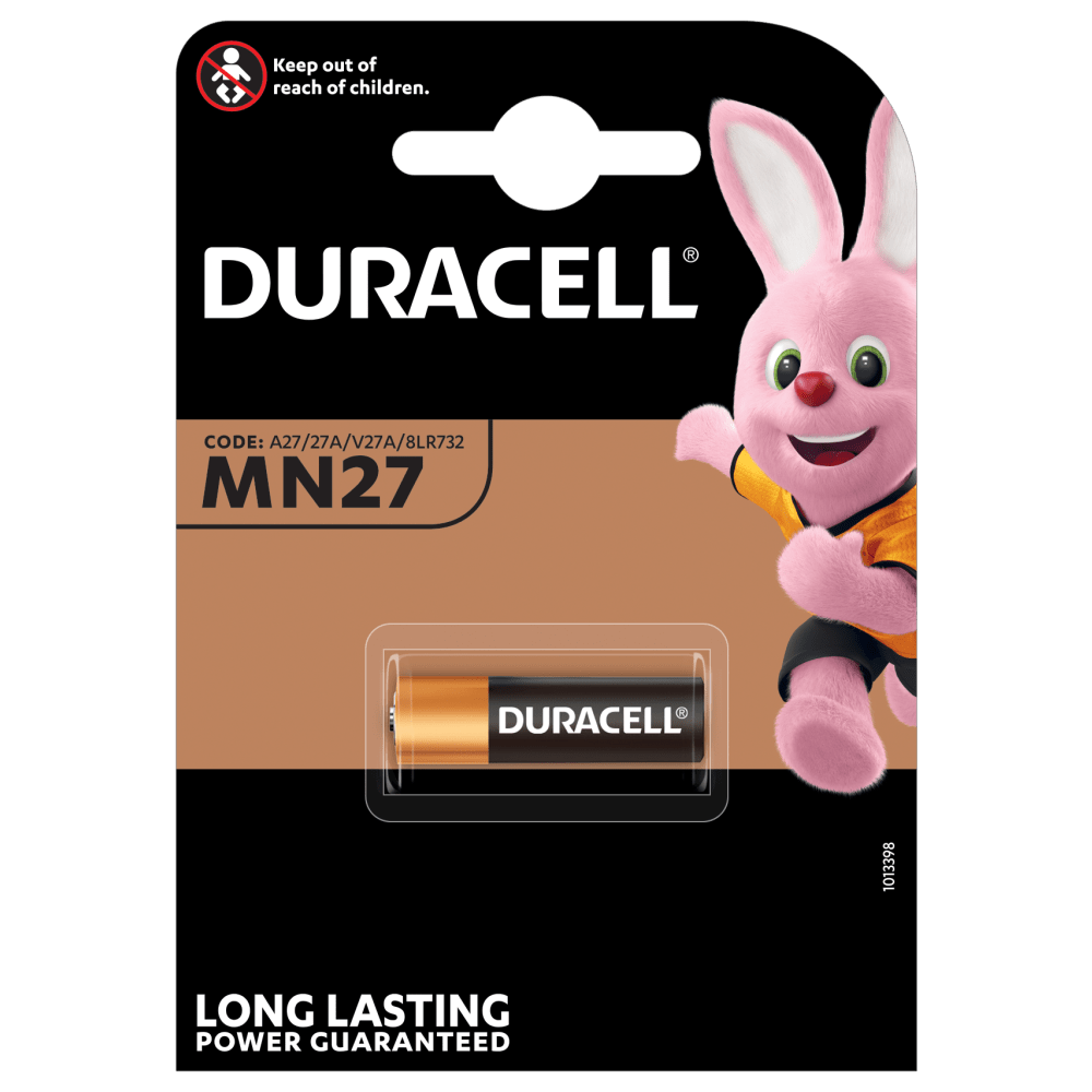 Pilas especiales Duracell alcalinas MN27 de 12V paquete
