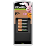 El cargador de batería Duracell de 15 minutos incluye 4 ranuras AA 1300 mAh