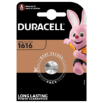 Pila especiales Duracell de botón de litio 1616