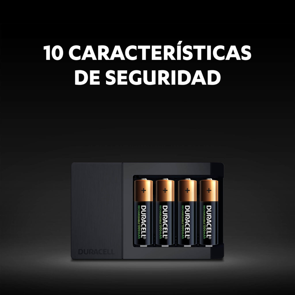 El cargador de pilas Duracell de 15 minutos