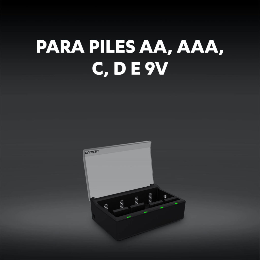 Duracell cargador de pilas en 1 hora