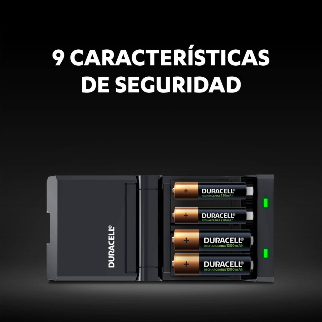 Duracell cargador de pilas en 45 minutos