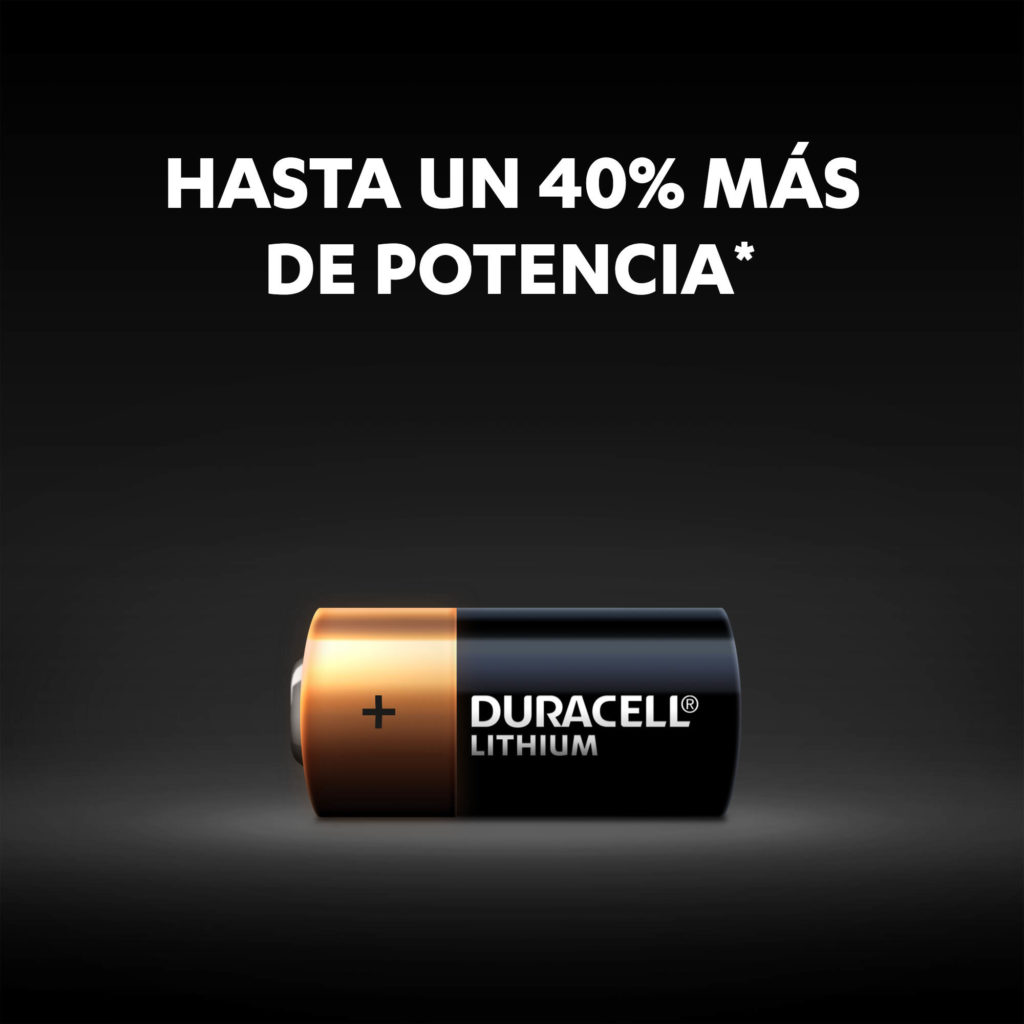 Pilas especiales Duracell de litio 123 High Power de 6V-un 40 % más de potencia