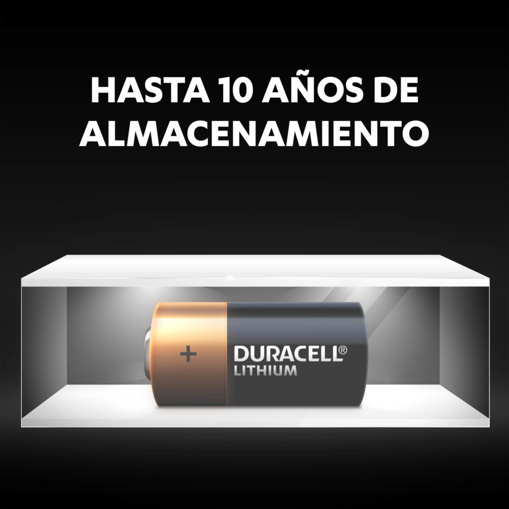 Pilas especiales Duracell de litio 123 High Power de 6V-10 anos garantia