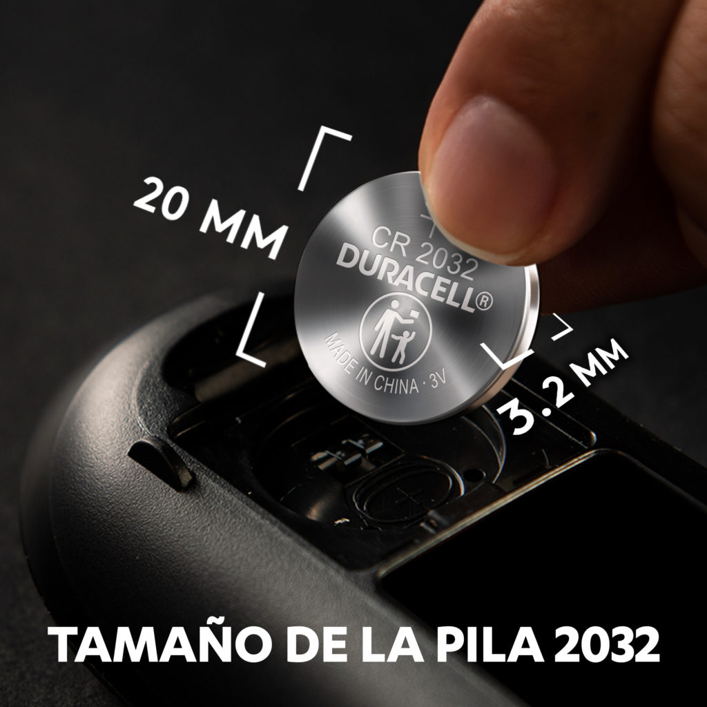 Pila especiales Duracell de botón de litio 2032 de 3 V